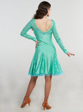 “Fabiana Aquamarine" Latin Dance Dress